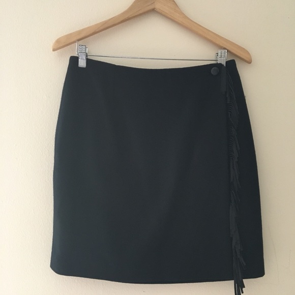 David Eliot Wool Wrap Skirt - Picture 2 of 8